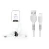 Cable de Datos ROCA VIT USB a Lightning 20cm 2.4A Blanco