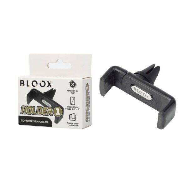 Soporte Vehicular BLOOX - Tipo Pinza para Ventilación