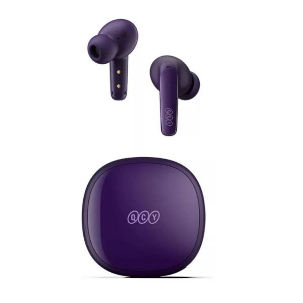 Auriculares Bluetooth TWS QCY T13X Violeta – Estilo, Comodidad y Sonido Premium by Xiaomi