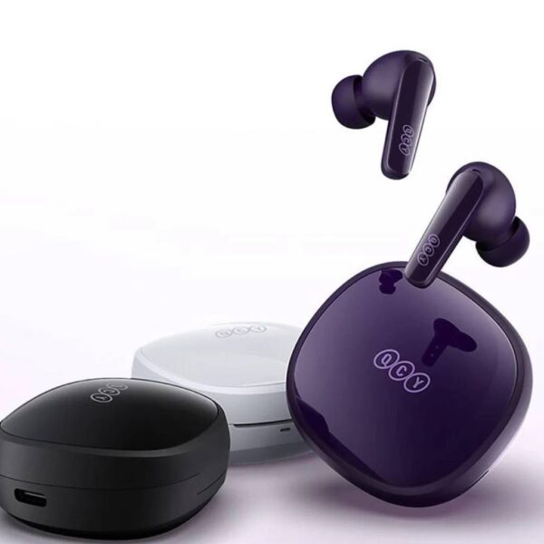 Auriculares Bluetooth TWS QCY T13X Violeta – Estilo, Comodidad y Sonido Premium by Xiaomi