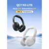 Auricular Bluetooth QCY H3 Lite Blanco – Sonido Inalámbrico de Alta Calidad by Xiaomi