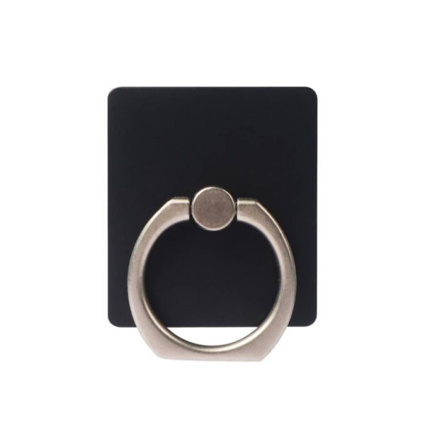 Anillo 360° para Celular Roca Negro – Agarre y Soporte Giratorio