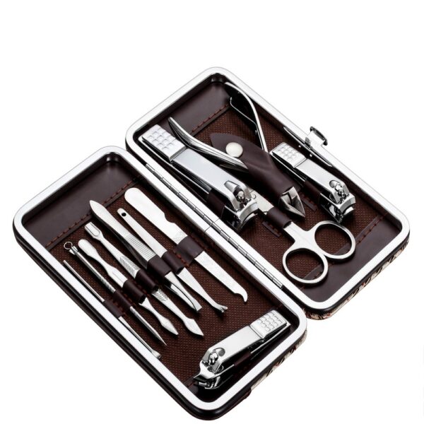 Set de Manicura y Pedicura 12 en 1 | Kit de Cuidado Personal Completo