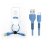 Cable de datos Roca Vit USB-A a Micro‑USB 20 cm – 2,4 A azul